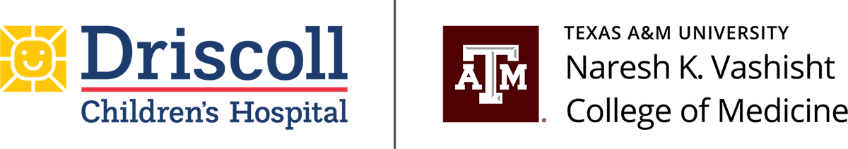 Logos Driscoll Children's Hospital and Texas A&M University