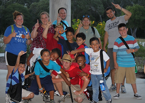 group of campers
