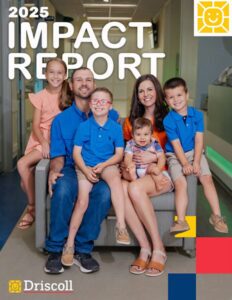 2025 Impact cover with family of five on the front page.