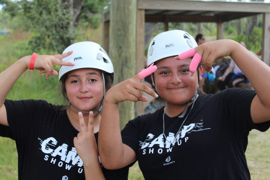 ropes course at camp
