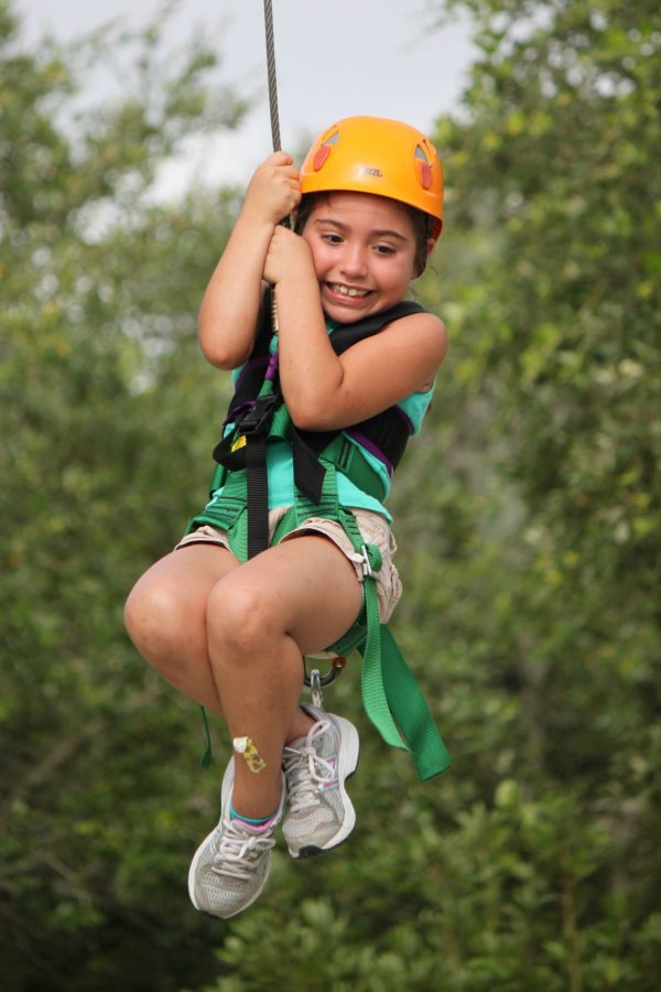 zip line at camp